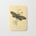 Cicada by Edward Donovan, 1800 (benefitting The Nature Conservancy) Bath Mat Gallery Image 1