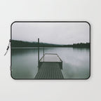 Moody Lake Dock Laptop Sleeve Gallery Image 1