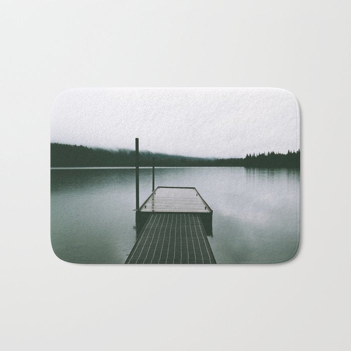 Moody Lake Dock Bath Mat Gallery Image 1