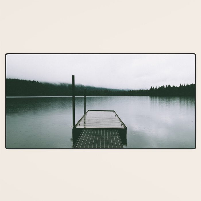 Moody Lake Dock Desk Mat Gallery Image 3