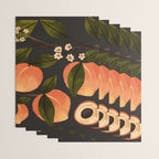 Peaches Botanical Art 1 Wrapping Paper Gallery Image 3