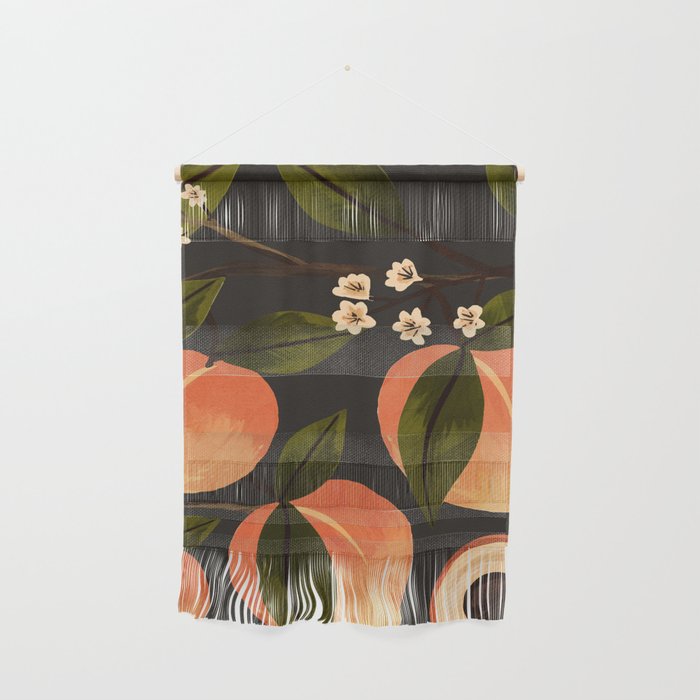 Peaches Botanical Art 1 Wall Hanging Gallery Image 1