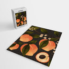 Peaches Botanical Art 1 Jigsaw Puzzle Gallery Image 2