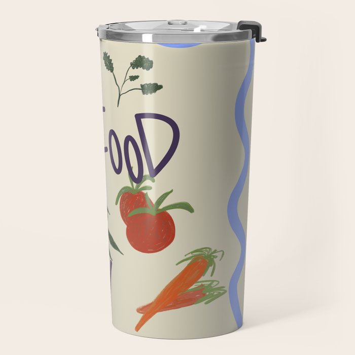 Good Food Only Travel Mug Gallery Image 2