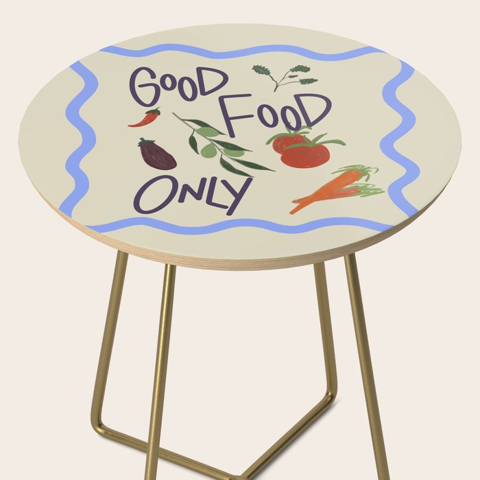 Good Food Only Side Table Gallery Image 2