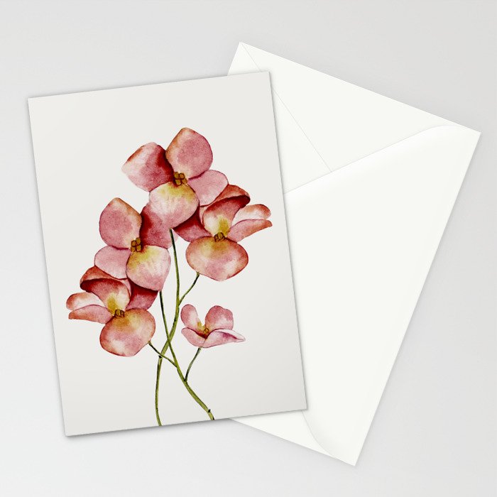 Soft Flowers Stationery Card Gallery Image 2