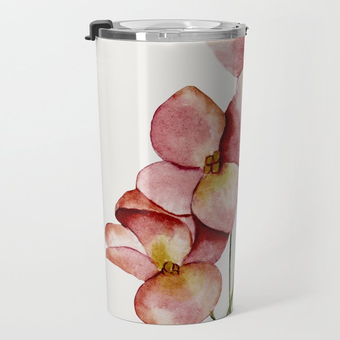 Soft Flowers Travel Mug Gallery Image 3