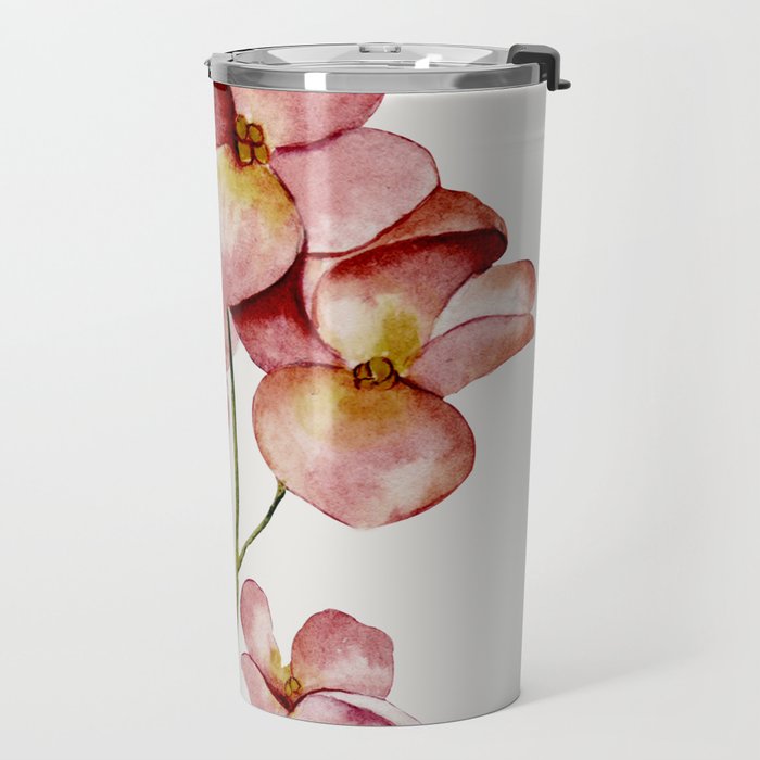 Soft Flowers Travel Mug Gallery Image 2