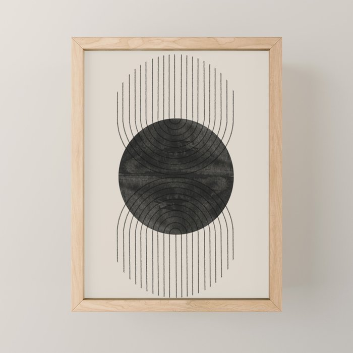 Midcentury Modern Decor Mini Art Print Gallery Image 1