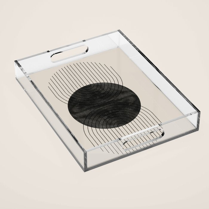 Midcentury Modern Decor Acrylic Tray Gallery Image 1