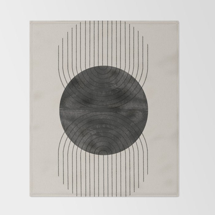 Midcentury Modern Decor Throw Blanket Gallery Image 2