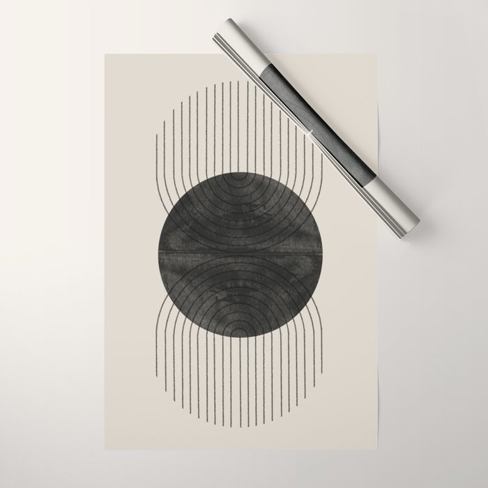 Midcentury Modern Decor Wrapping Paper Gallery Image 1