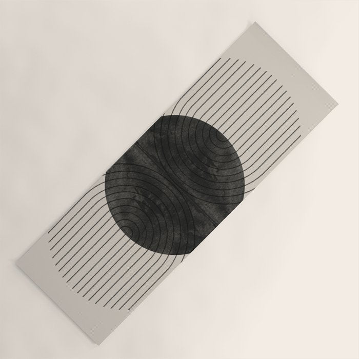Midcentury Modern Decor Yoga Mat Gallery Image 1