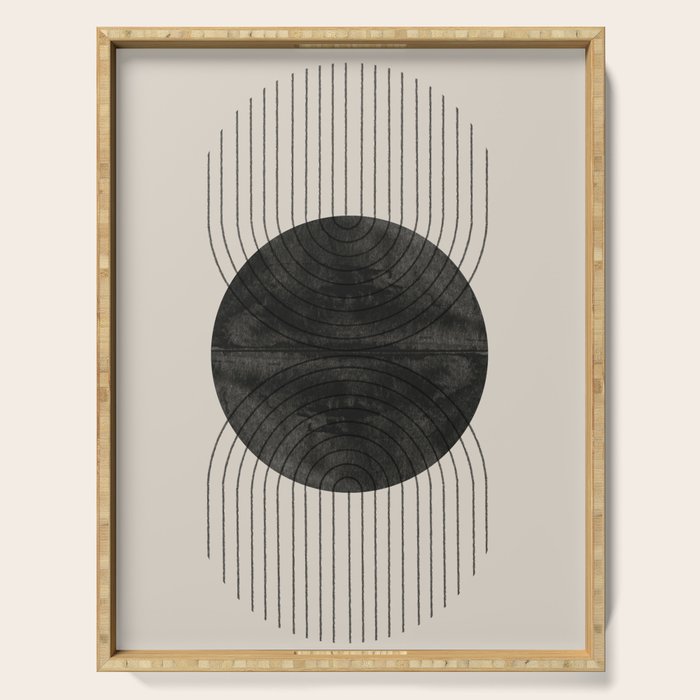 Midcentury Modern Decor Serving Tray Gallery Image 1