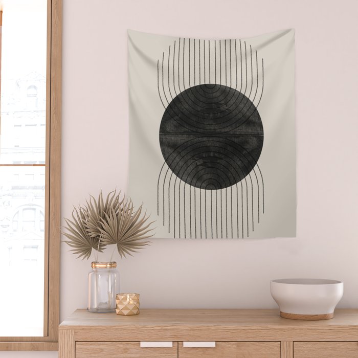 Midcentury Modern Decor Wall Tapestry Gallery Image 2