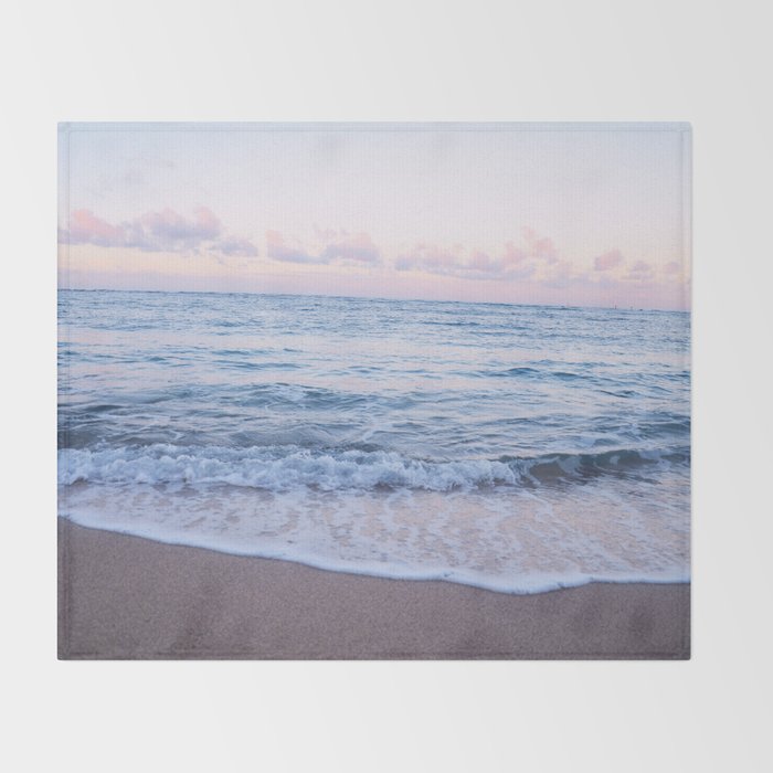 Ocean Morning Throw Blanket Gallery Image 2