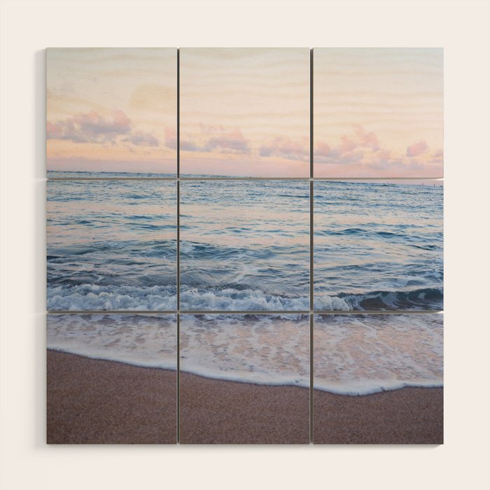 Ocean Morning Wood Wall Art Gallery Image 1