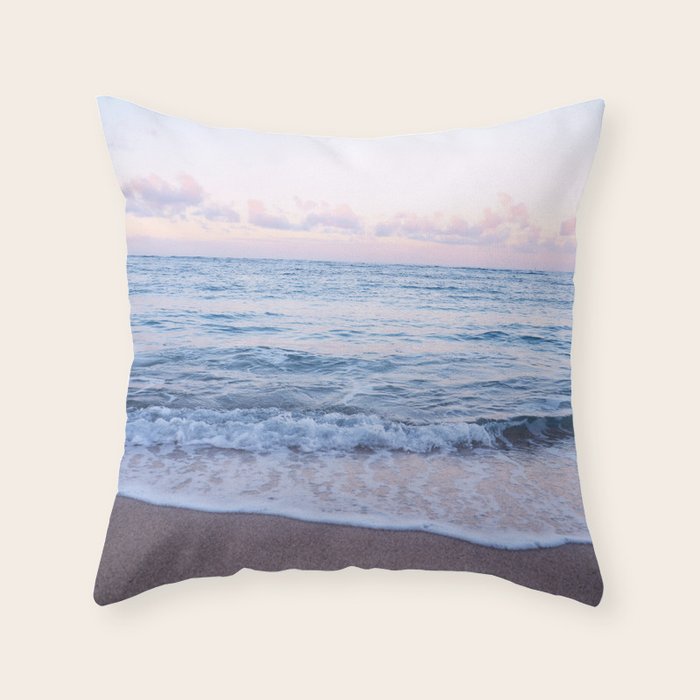 Ocean Morning Throw Pillow Gallery Image 1