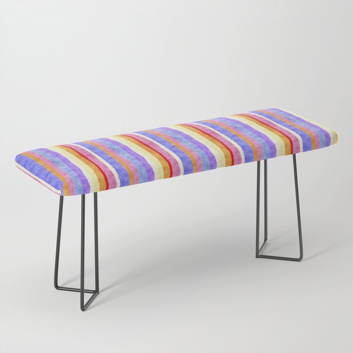 Colorful tye&die stripes Bench Gallery Image 1