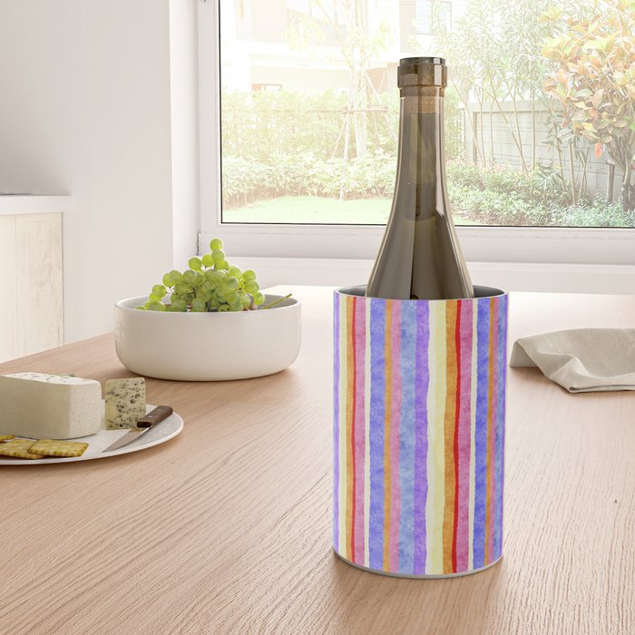 Colorful tye&die stripes Wine Chiller Gallery Image 4