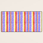 Colorful tye&die stripes Desk Mat Gallery Image 3