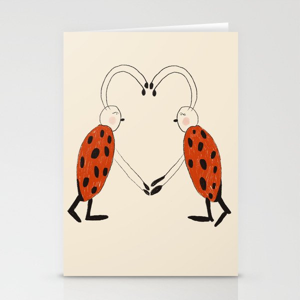 Lovebugs Stationery Card Gallery Image 1