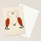 Lovebugs Stationery Card Gallery Image 2