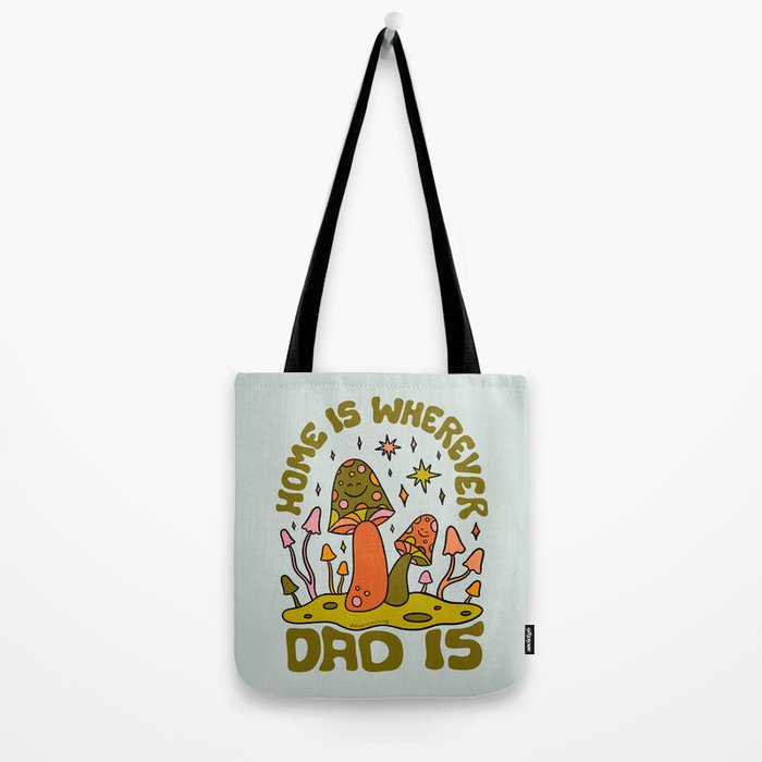 Home Is Wherever Dad Is Tote Bag Gallery Image 2