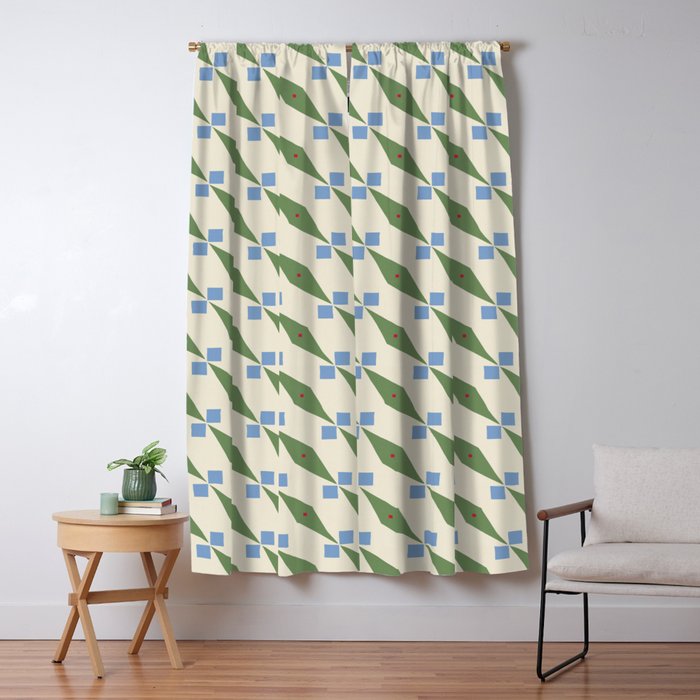 Simple Hand-cut Pattern #4 Window Curtain Gallery Image 5