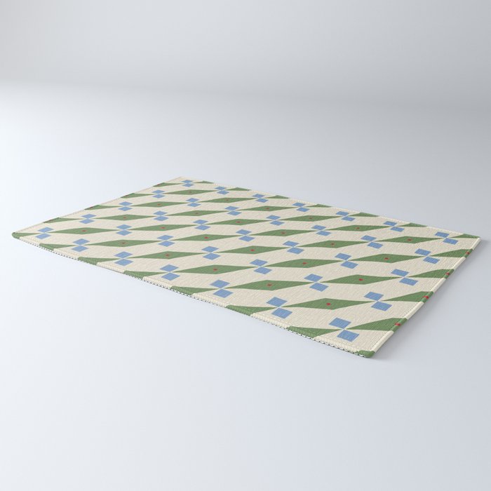 Simple Hand-cut Pattern #4 Rug Gallery Image 3