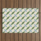 Simple Hand-cut Pattern #4 Outdoor Rug Gallery Image 1