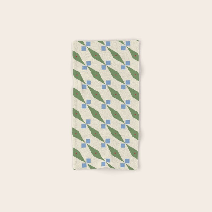 Simple Hand-cut Pattern #4 Bath Towel Gallery Image 1