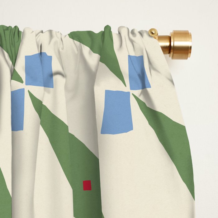 Simple Hand-cut Pattern #4 Window Curtain Gallery Image 2