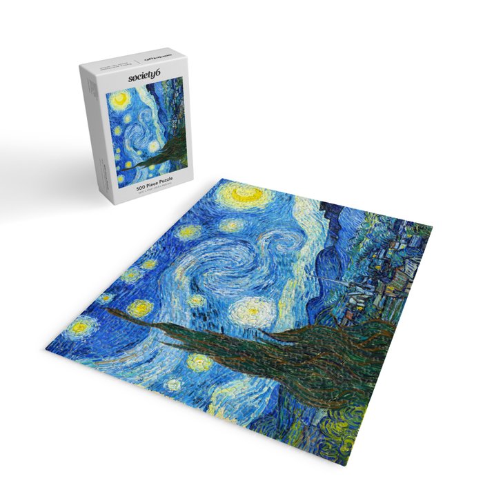 Vincent van Gogh Starry Night Jigsaw Puzzle Gallery Image 2