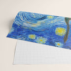 Vincent van Gogh Starry Night Wrapping Paper Gallery Image 2