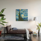 Vincent van Gogh Starry Night Wood Wall Art Gallery Image 2