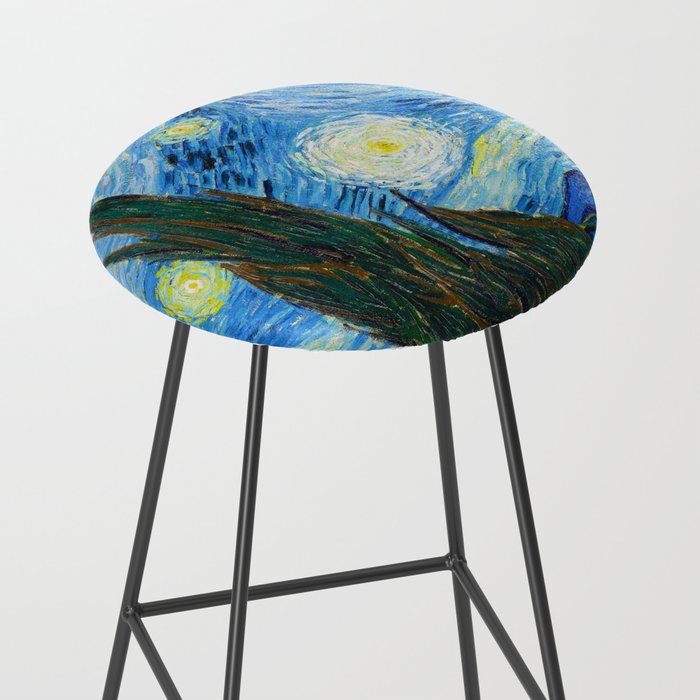 Vincent van Gogh Starry Night Stool Gallery Image 2