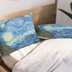 Vincent van Gogh Starry Night Pillow Sham Gallery Image 2