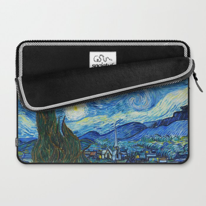 Vincent van Gogh Starry Night Laptop Sleeve Gallery Image 2