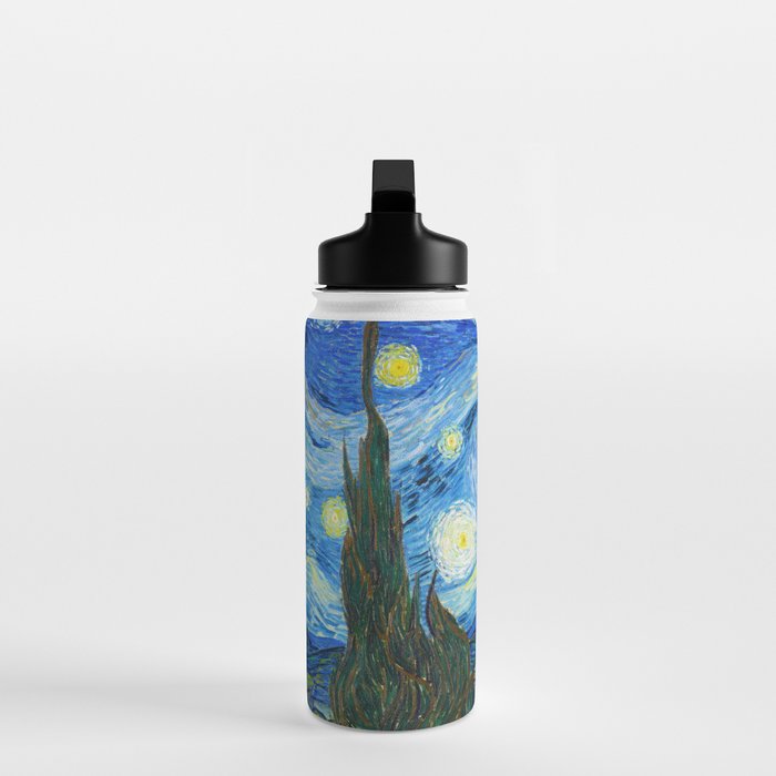Vincent van Gogh Starry Night Water Bottle Gallery Image 3