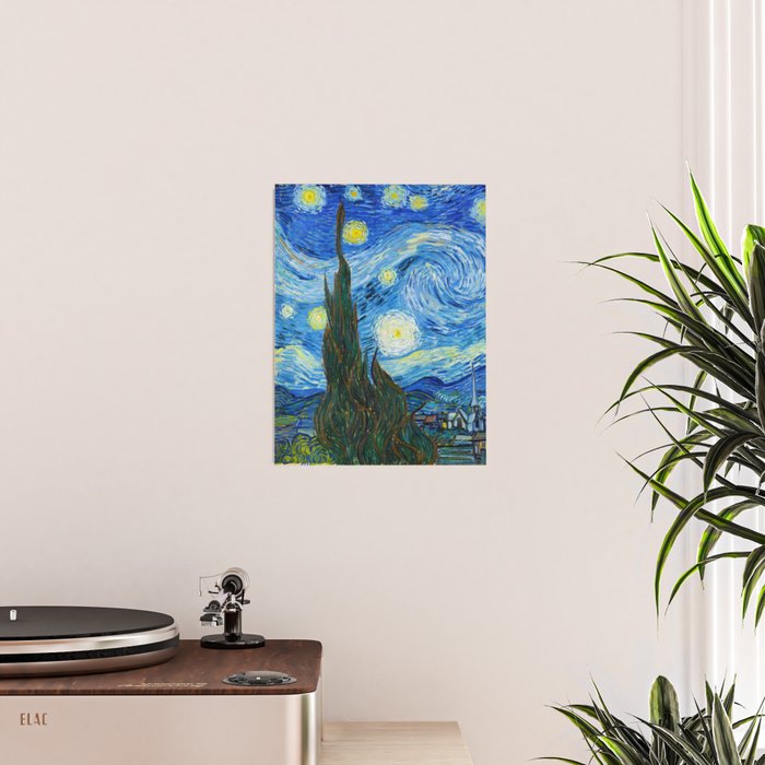 Vincent van Gogh Starry Night Poster Gallery Image 2