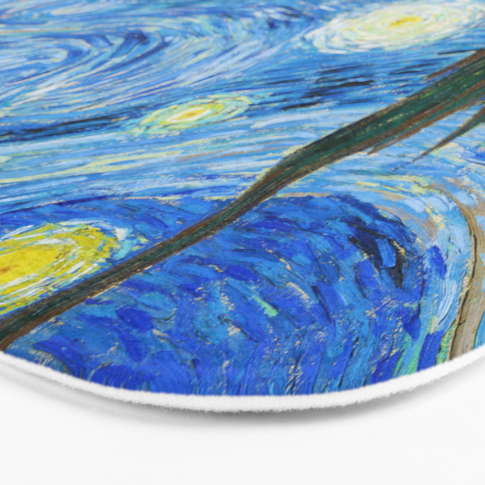 Vincent van Gogh Starry Night Bath Mat Gallery Image 3
