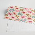 Retro Colorful Daisies  Wrapping Paper Gallery Image 2