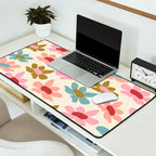 Retro Colorful Daisies  Desk Mat Gallery Image 2