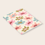 Retro Colorful Daisies  Notebook Gallery Image 2