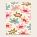 Retro Colorful Daisies  Notebook Gallery Image 4