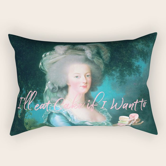 I'll eat cake if I want to Rectangular Pillow Gallery Image 2