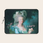 I'll eat cake if I want to Laptop Sleeve Gallery Image 1