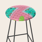 Tropical pink pool Stool Gallery Image 2