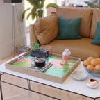 Tropical pink pool Serving Tray Gallery Image 2